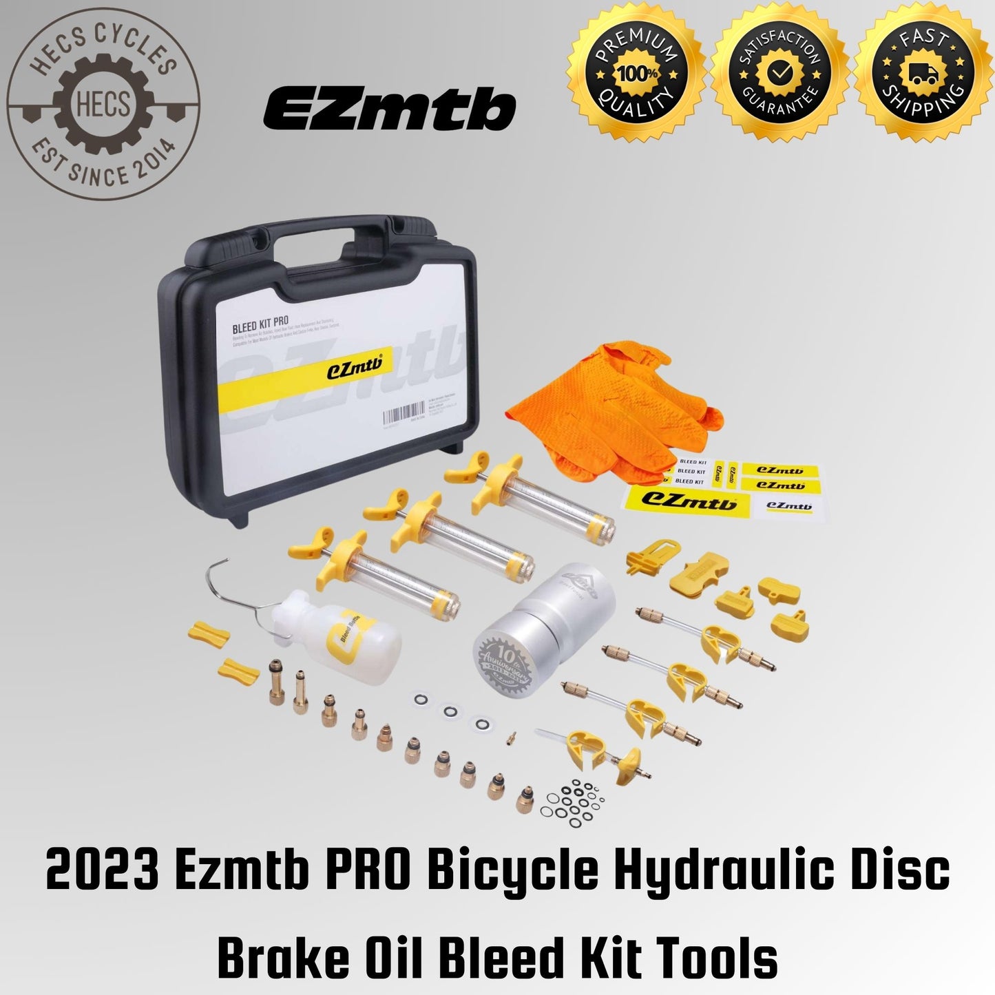 2023 Ezmtb PRO Bicycle Hydraulic Disc Brake Oil Bleed Kit Tools