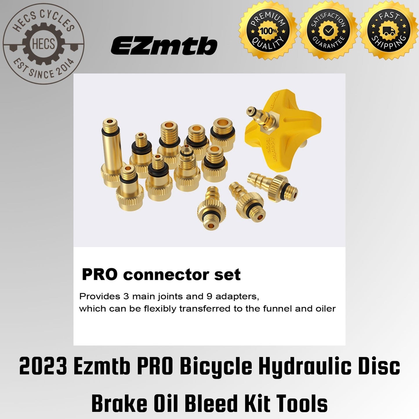 2023 Ezmtb PRO Bicycle Hydraulic Disc Brake Oil Bleed Kit Tools