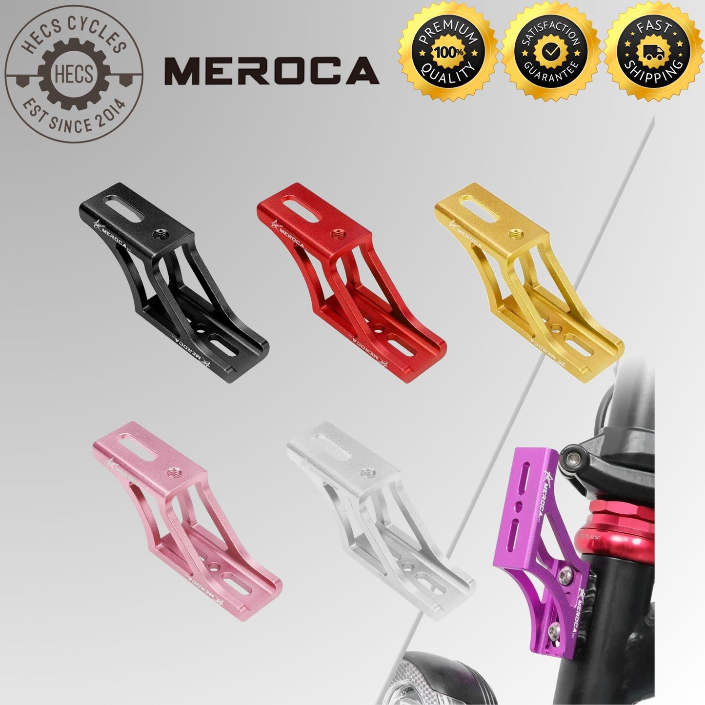 Aluminum Alloy Front Carrier Bracket Mount Adapter Raised Bracket Front Bag Holder for Dahon & Brompton Folding Bikes
