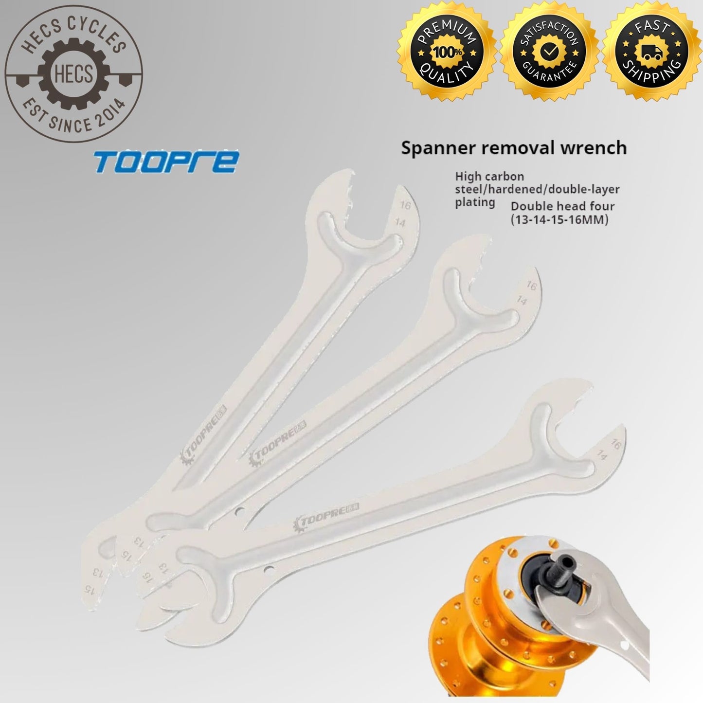 Bicycle Hub Cone Wrench Set 13/14/15/16/17/18/19/20mm – Open-End Spanner for Wheel & Pedal Repair