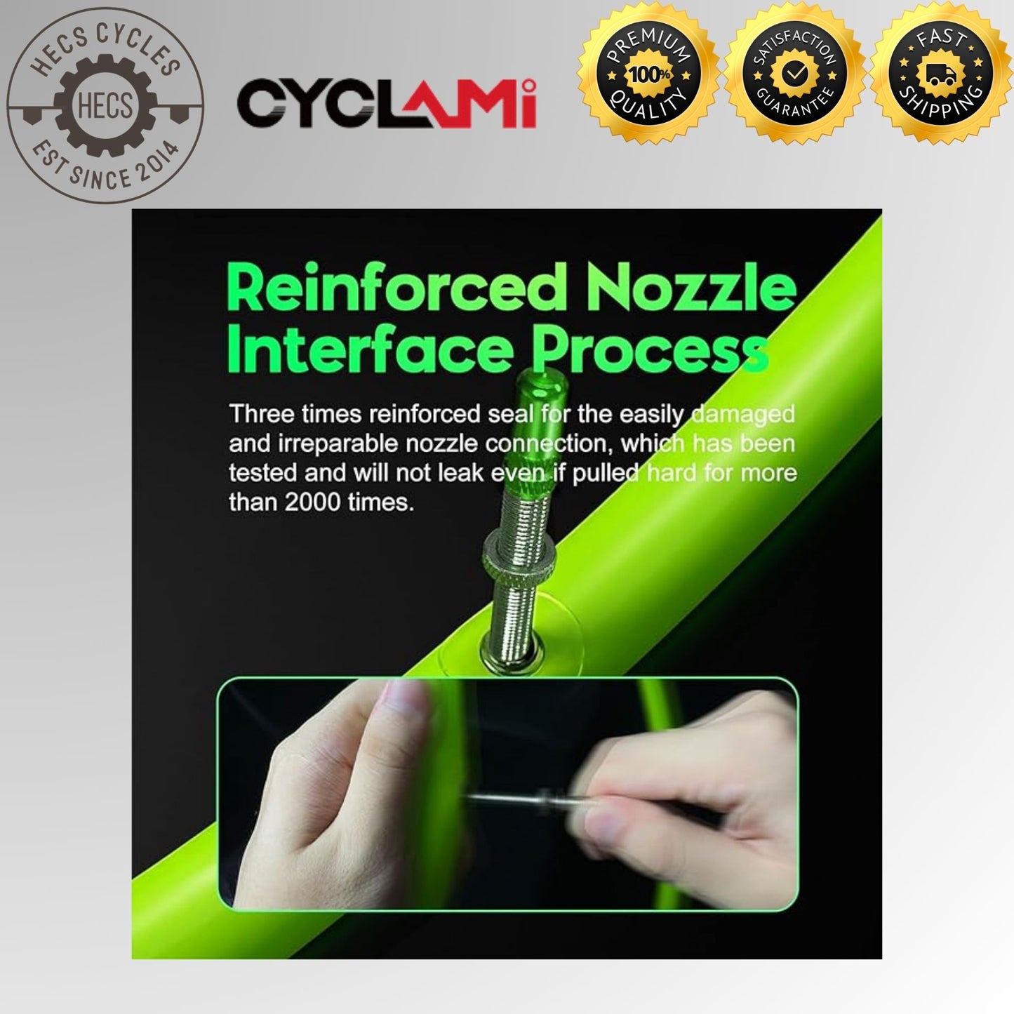 CYCLami Ultralight TPU Bike Inner Tube, 700 x 18/25/28/32, 26", 27.5", 29" Road and MTB Bicycle Tire