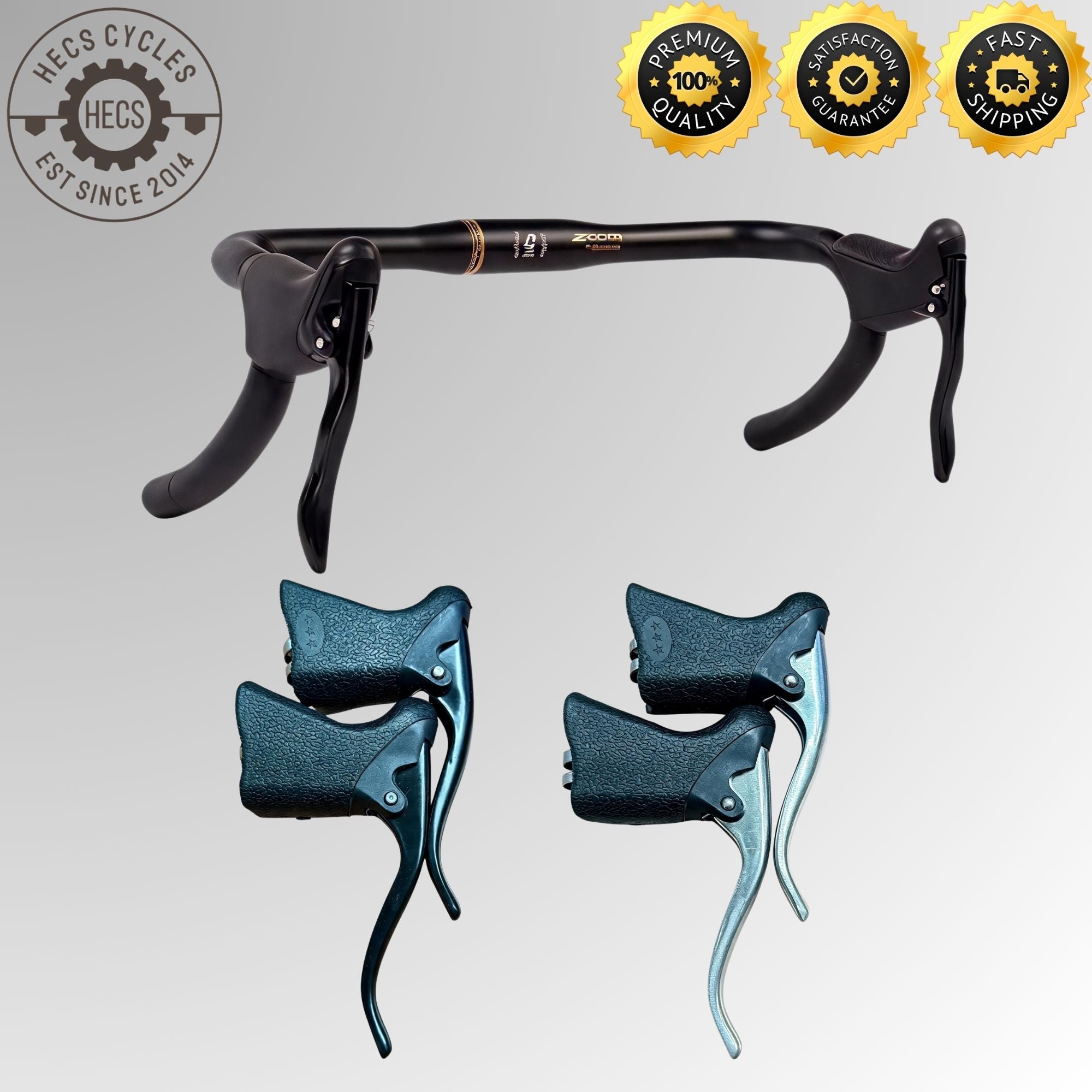 Drop Bar Brake levers 1 Pair Bicycle Road Fixed Gear Bike – HECS Cycles