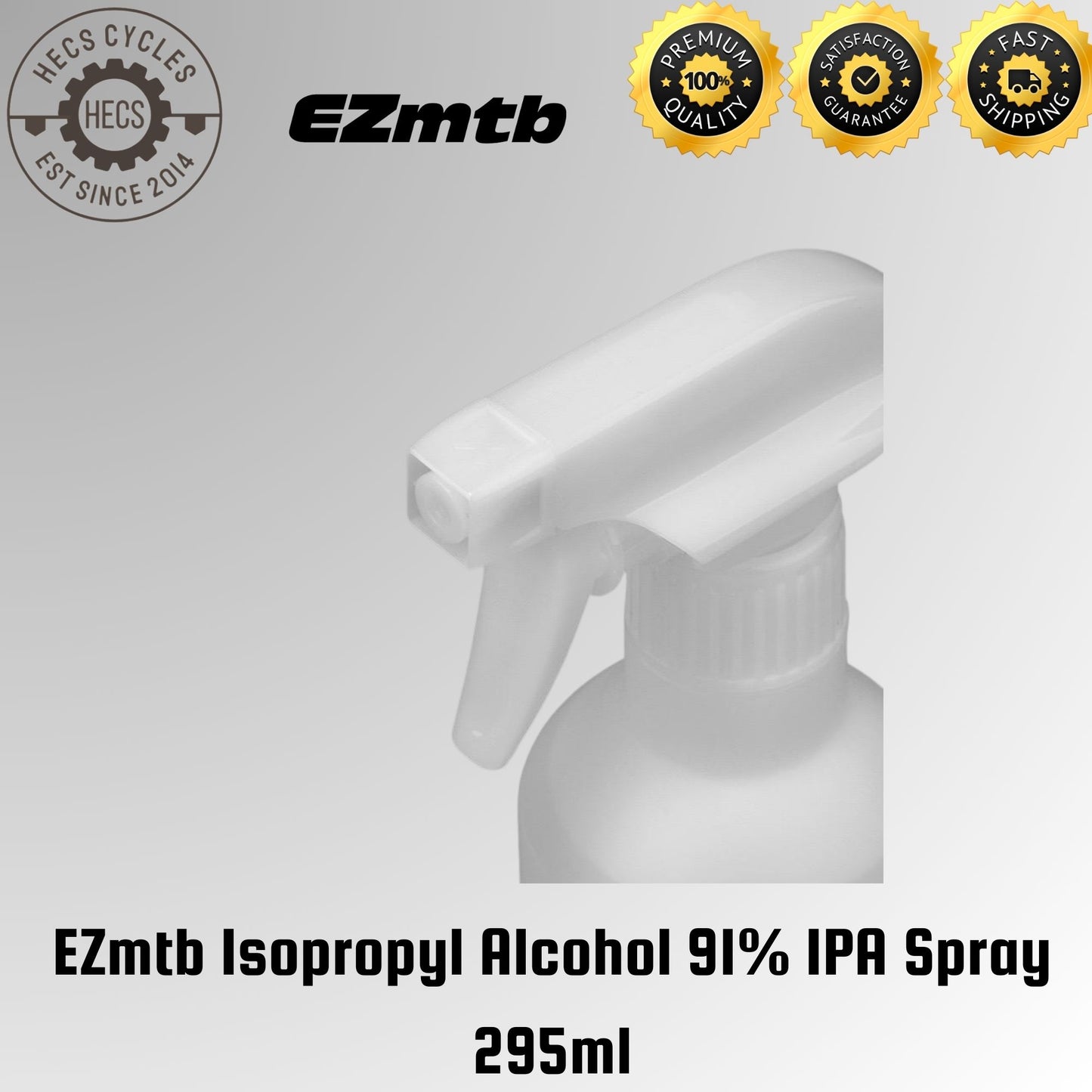 EZmtb Isopropyl Alcohol 91% IPA Spray 295ml
