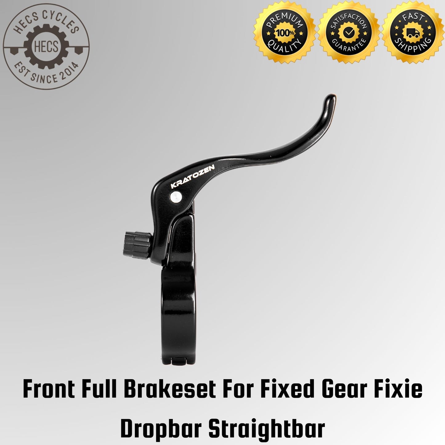 Front Brakeset For Fixed Gear Fixie Dropbar Straightbar 31.8mm 22.2mm Brake Lever