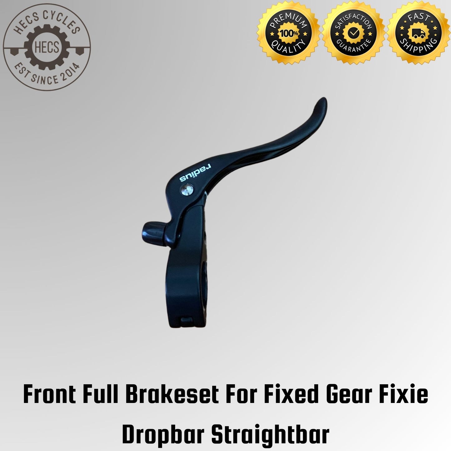 Front Brakeset For Fixed Gear Fixie Dropbar Straightbar 31.8mm 22.2mm Brake Lever