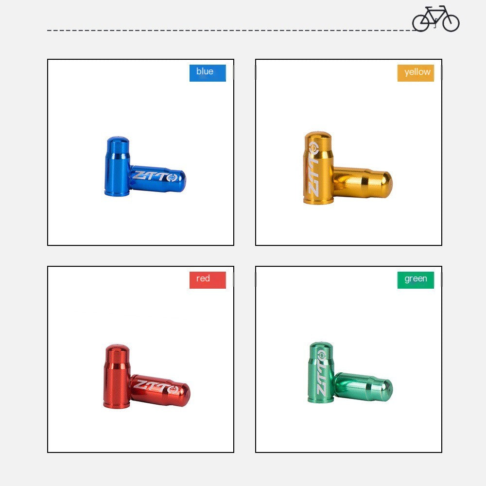 ZTTO 2 Piece MTB Road Bike Presta and Schrade Valve Caps For F/V A/V Bicycle Tire Inner Tube Tyre Dustproof Cover Bicycle Parts