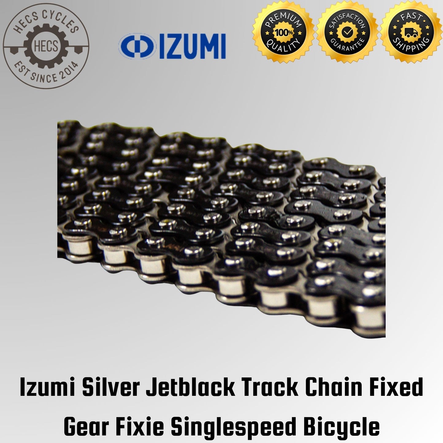 Izumi Jetblack Track Fixed Gear Fixie Single Speed Chain