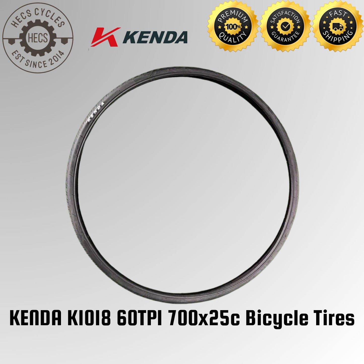 KENDA K1018 60TPI 700x25c Bicycle Tires