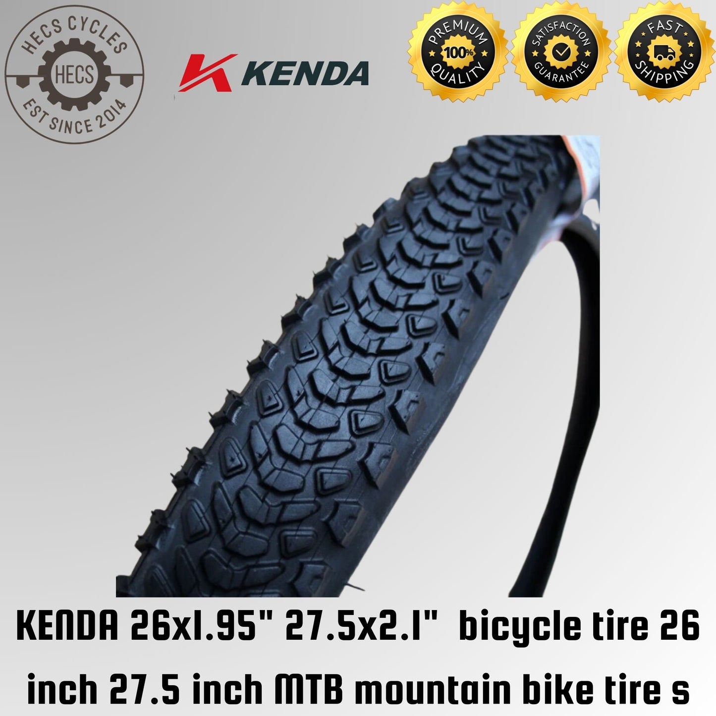 KENDA K1104 26x1.95" 27.5x2.1" bicycle tire 26 inch 27.5 inch MTB mountain bike tire s