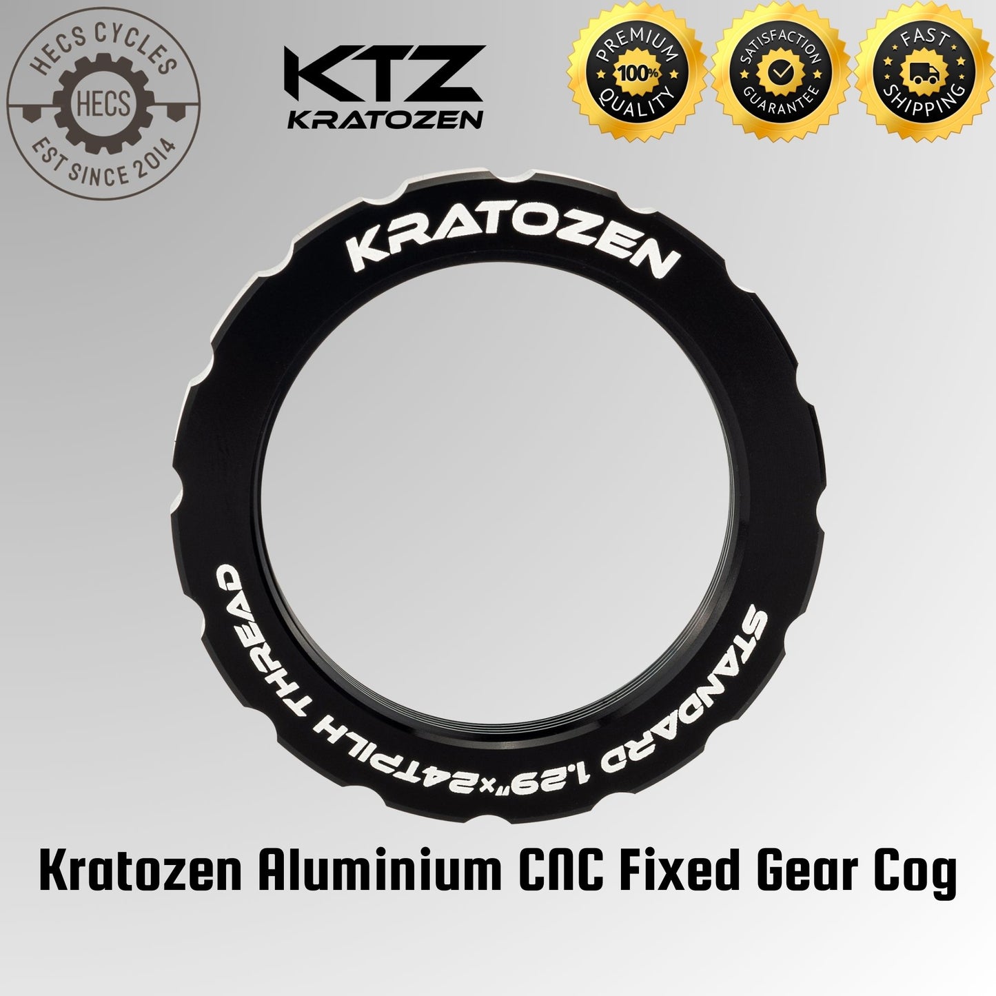 Kratozen Aluminium CNC Fixed Gear Fixie Cog