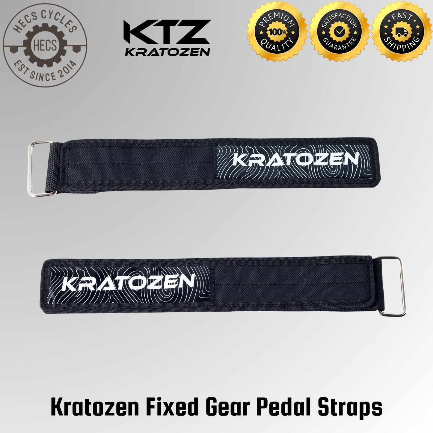 Kratozen Fixed Gear Pedal Straps