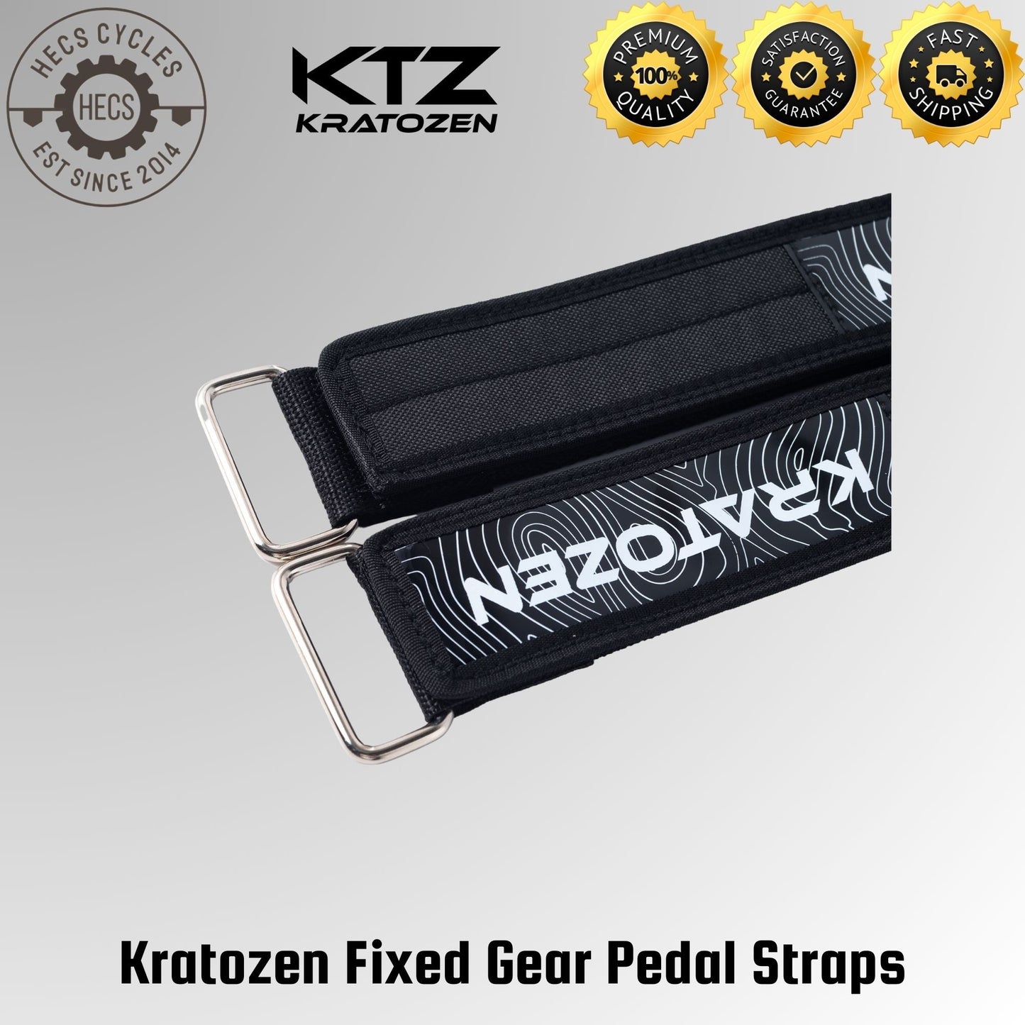 Kratozen Fixed Gear Pedal Straps