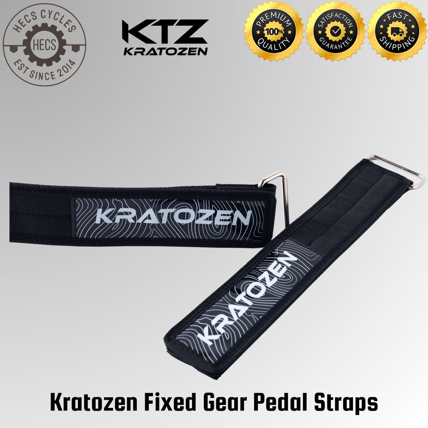 Kratozen Fixed Gear Pedal Straps