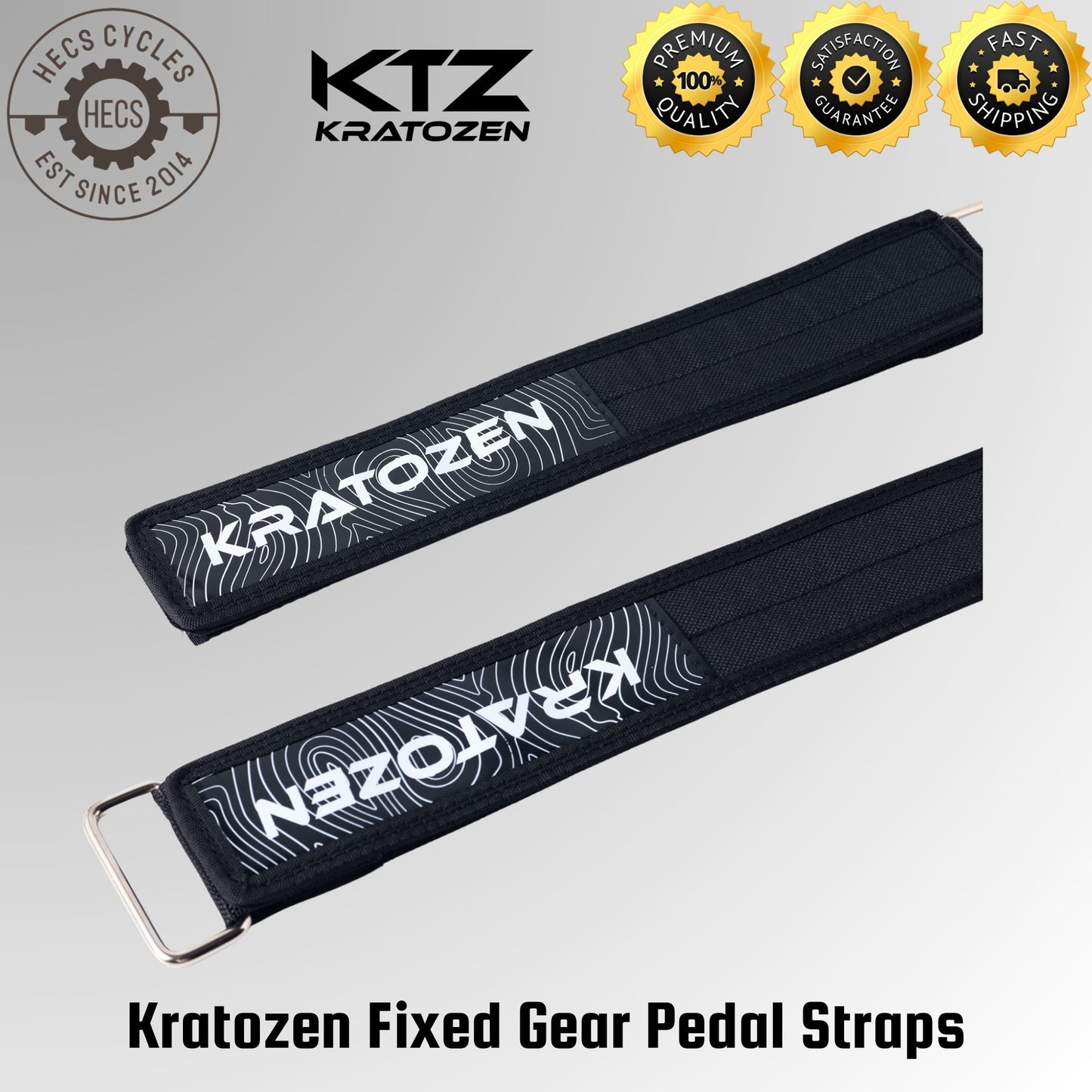 Kratozen Fixed Gear Pedal Straps