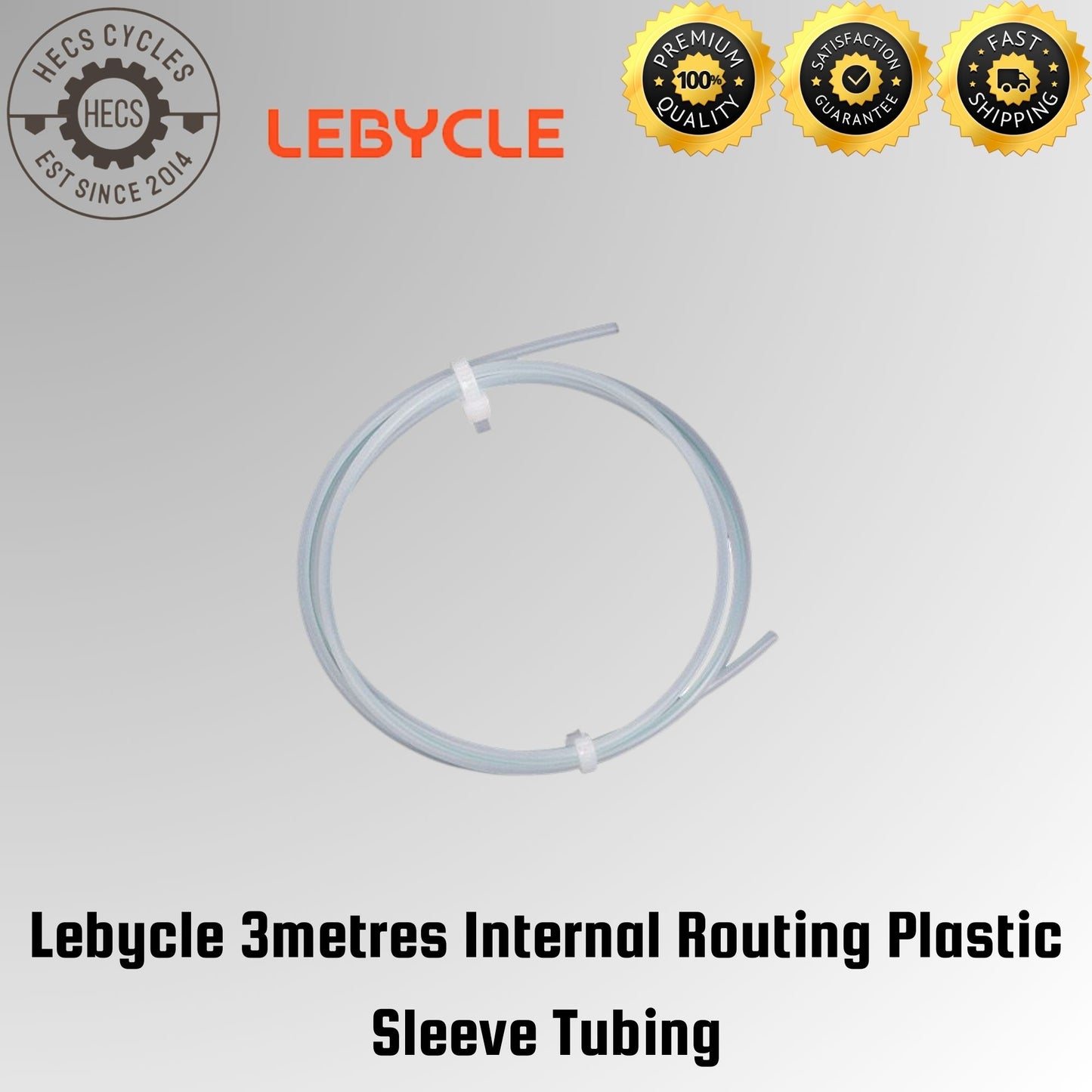 Lebycle 3metres Internal Routing Plastic Sleeve Tubing