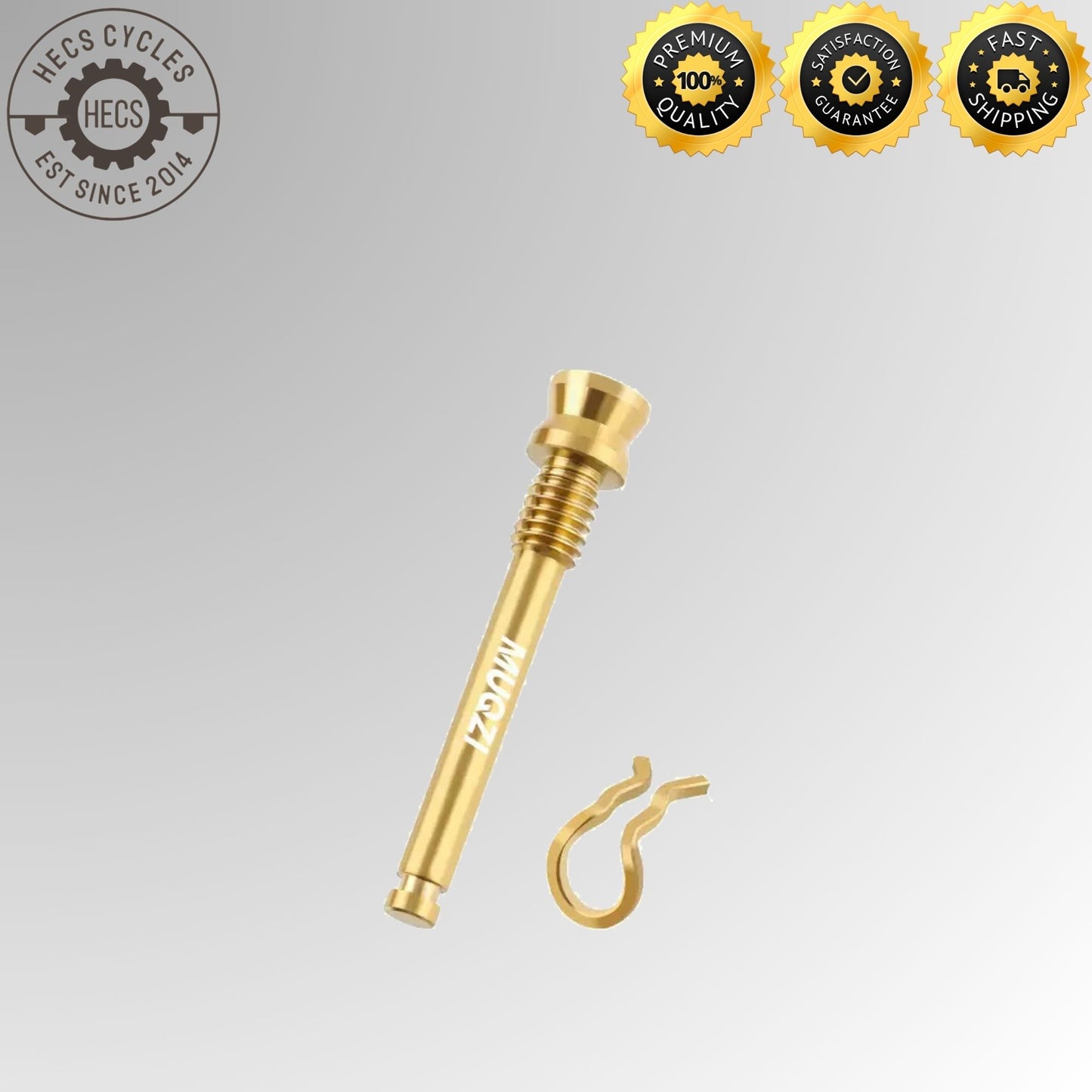 MUQZI Bicycle Hydraulic Disc Brake Pad Bolts M4 Titanium Alloy Fixing Pin Inserts Caliper