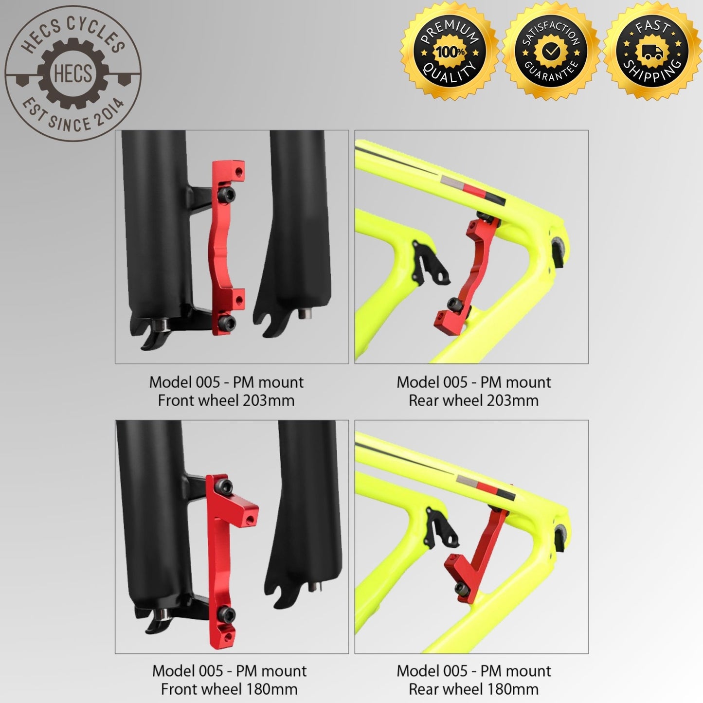 MUQZI MTB disc brake disc PM/IS adapter 160/180/203mm IS/PM aluminum alloy caliper adapter