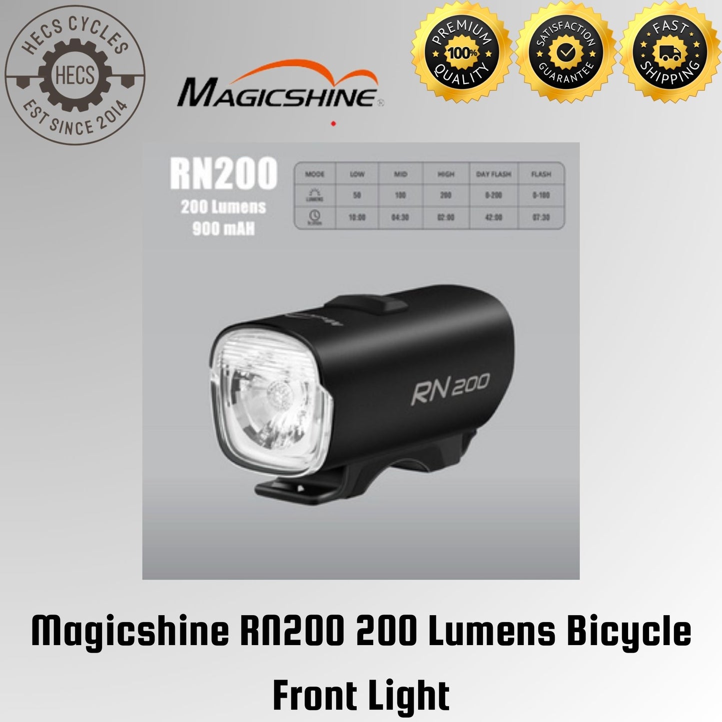 Magicshine RN200 200 Lumens Bicycle Front Light
