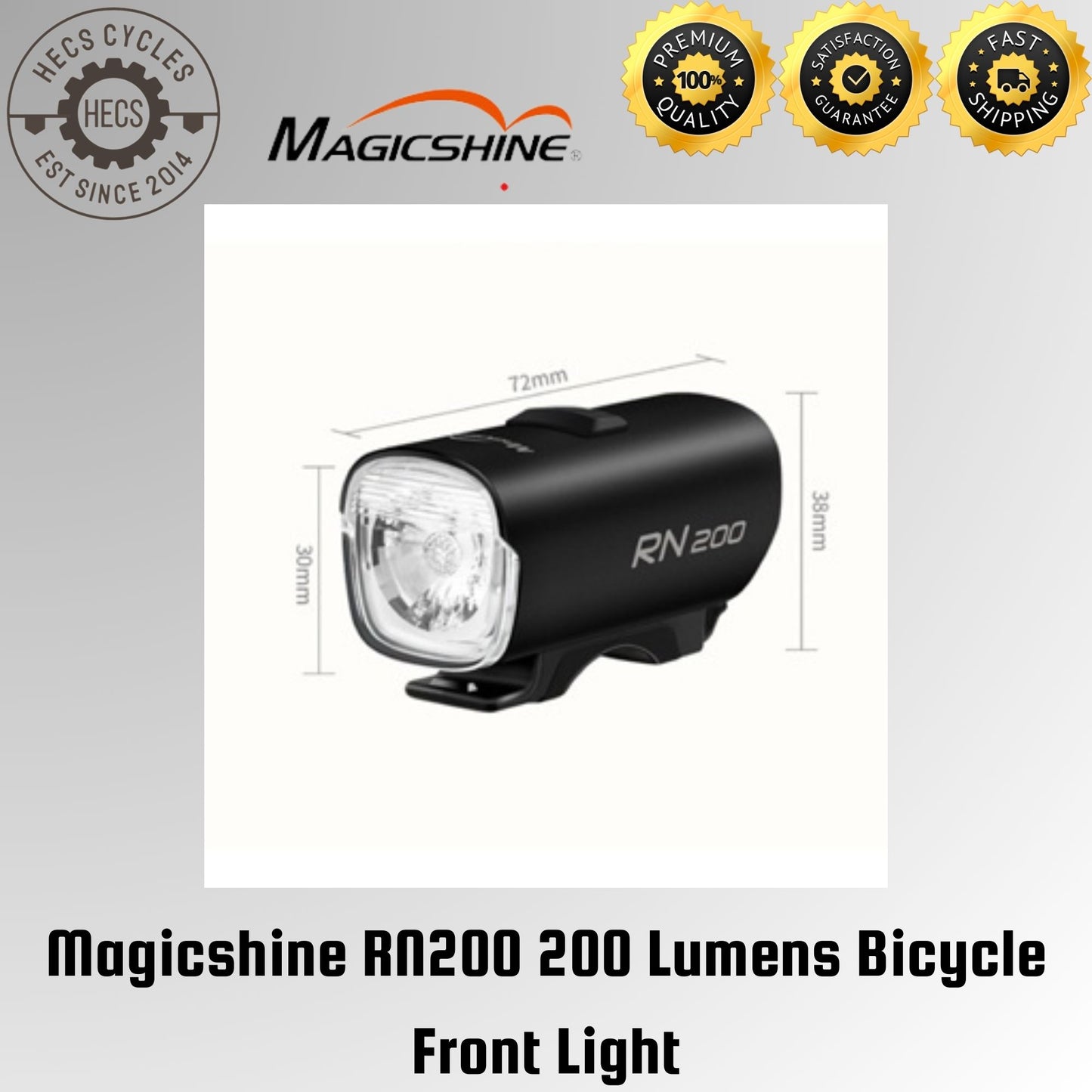 Magicshine RN200 200 Lumens Bicycle Front Light