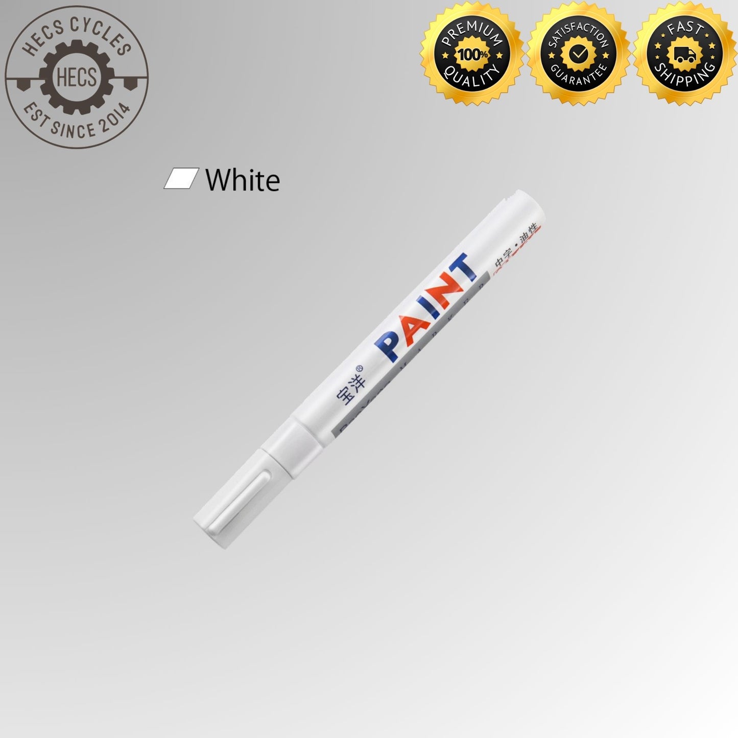 Muqzi Frame Scratch Repair Marker Pen Touch-Up Paint Pen for Bicycle Frame Restoration