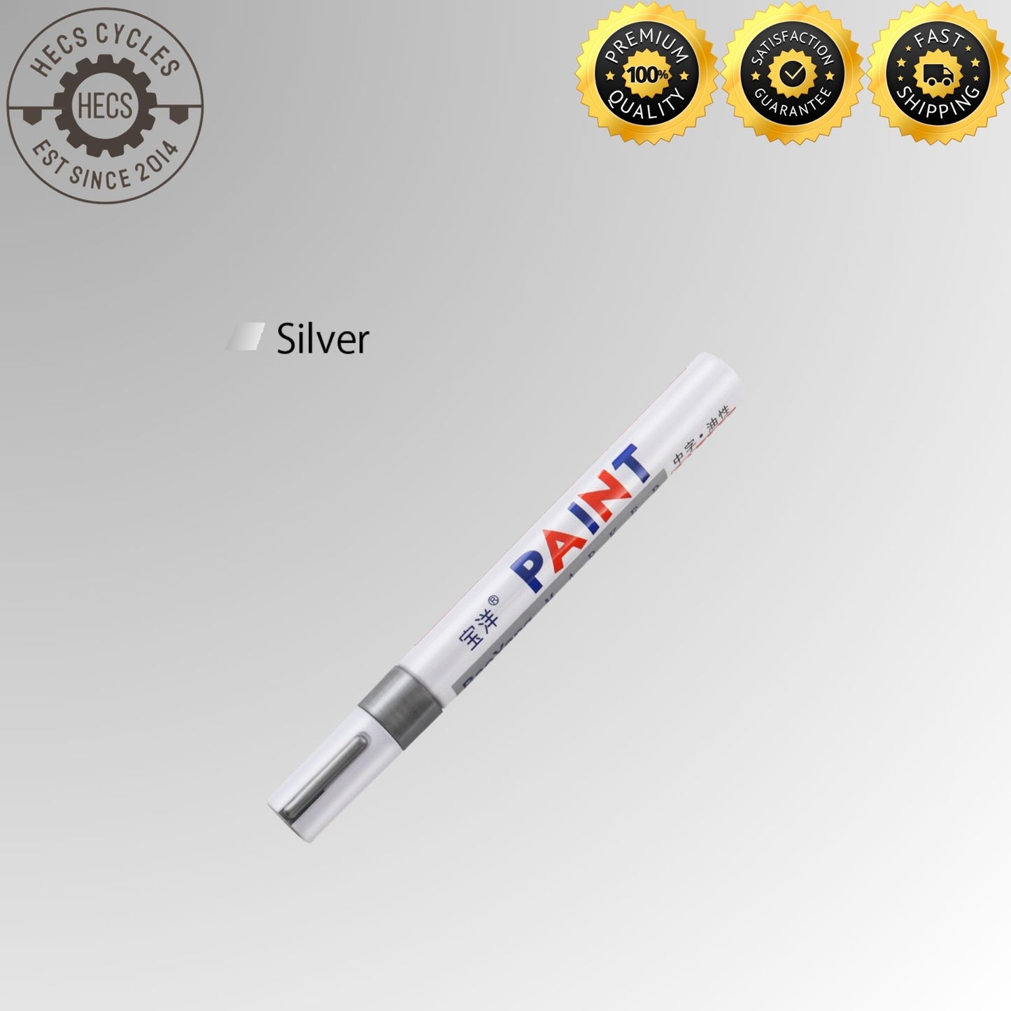 Muqzi Frame Scratch Repair Marker Pen Touch-Up Paint Pen for Bicycle Frame Restoration