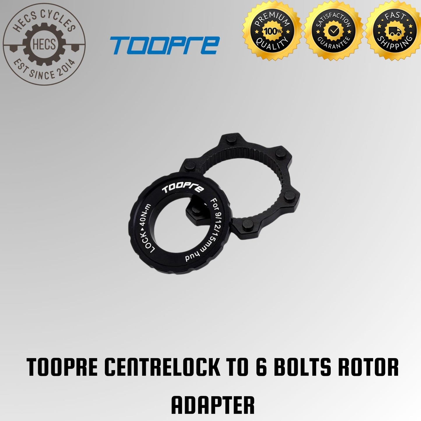 TOOPRE Centerlock To 6 Bolts Disc Rotor Adapter