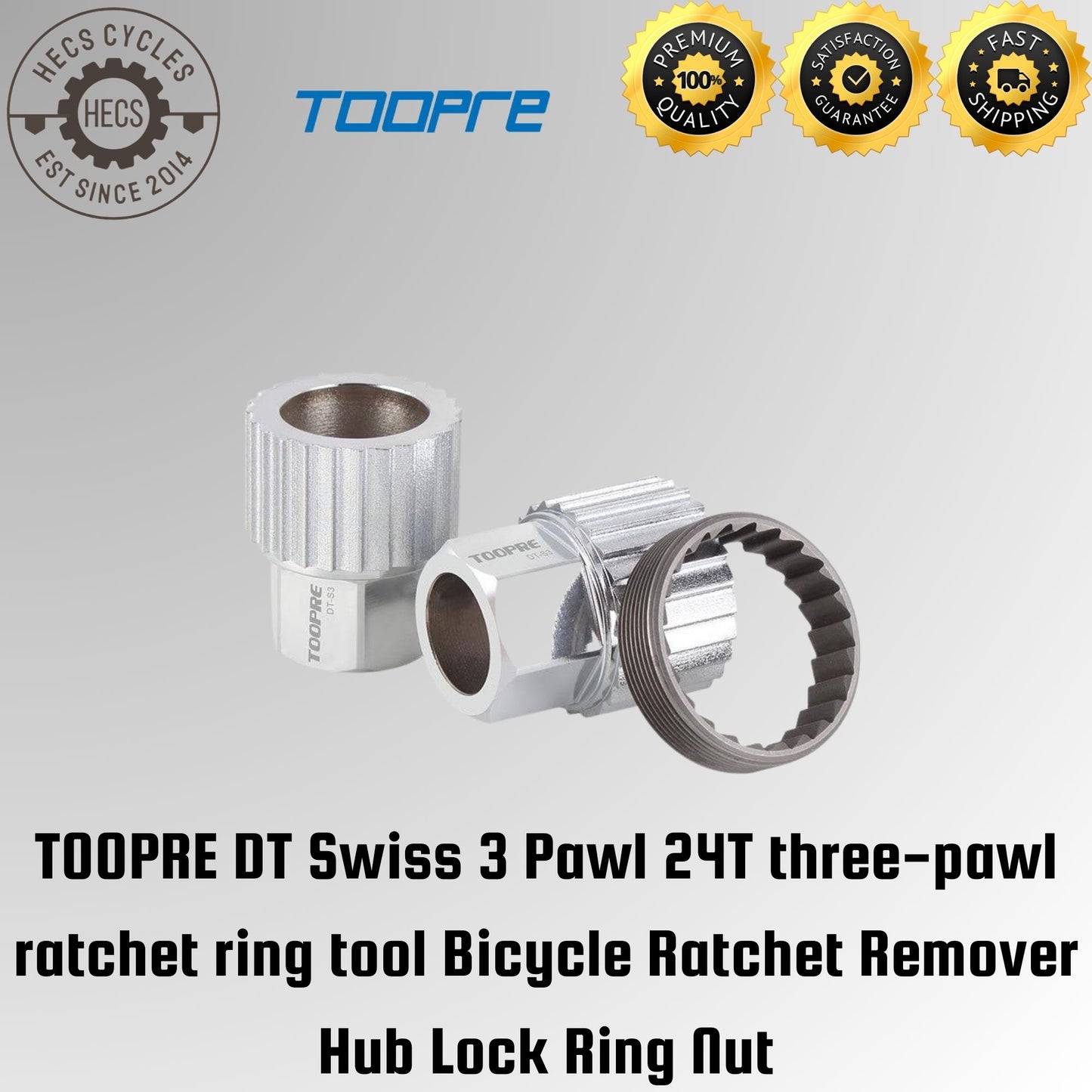 TOOPRE DT Swiss 3 Pawl 24T three-pawl ratchet ring tool Bicycle Ratchet Remover Hub Lock Ring Nut