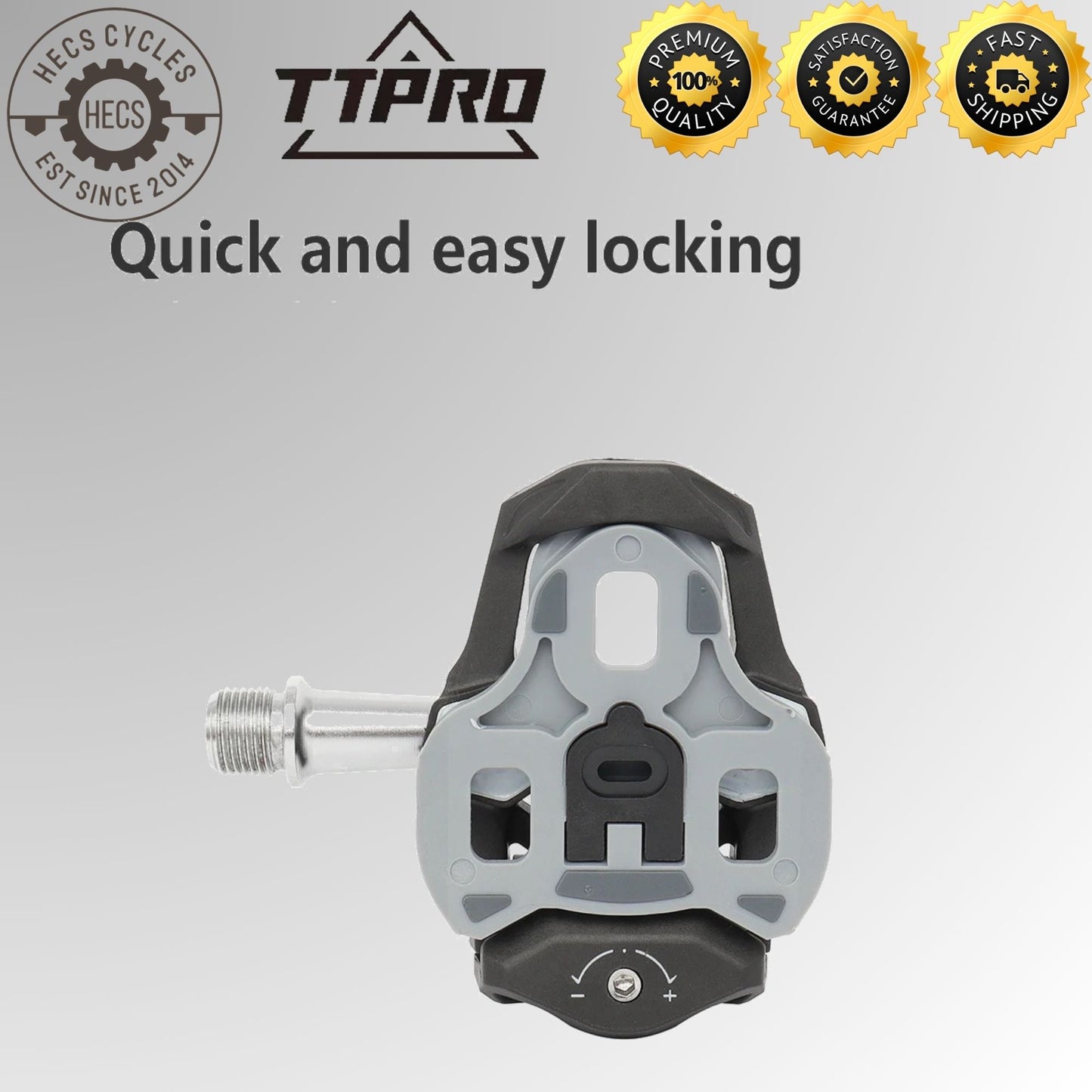 TTPRO Road Bike Look KEO Pedal Cleats 0°/4.5°/9° Adjustable Float