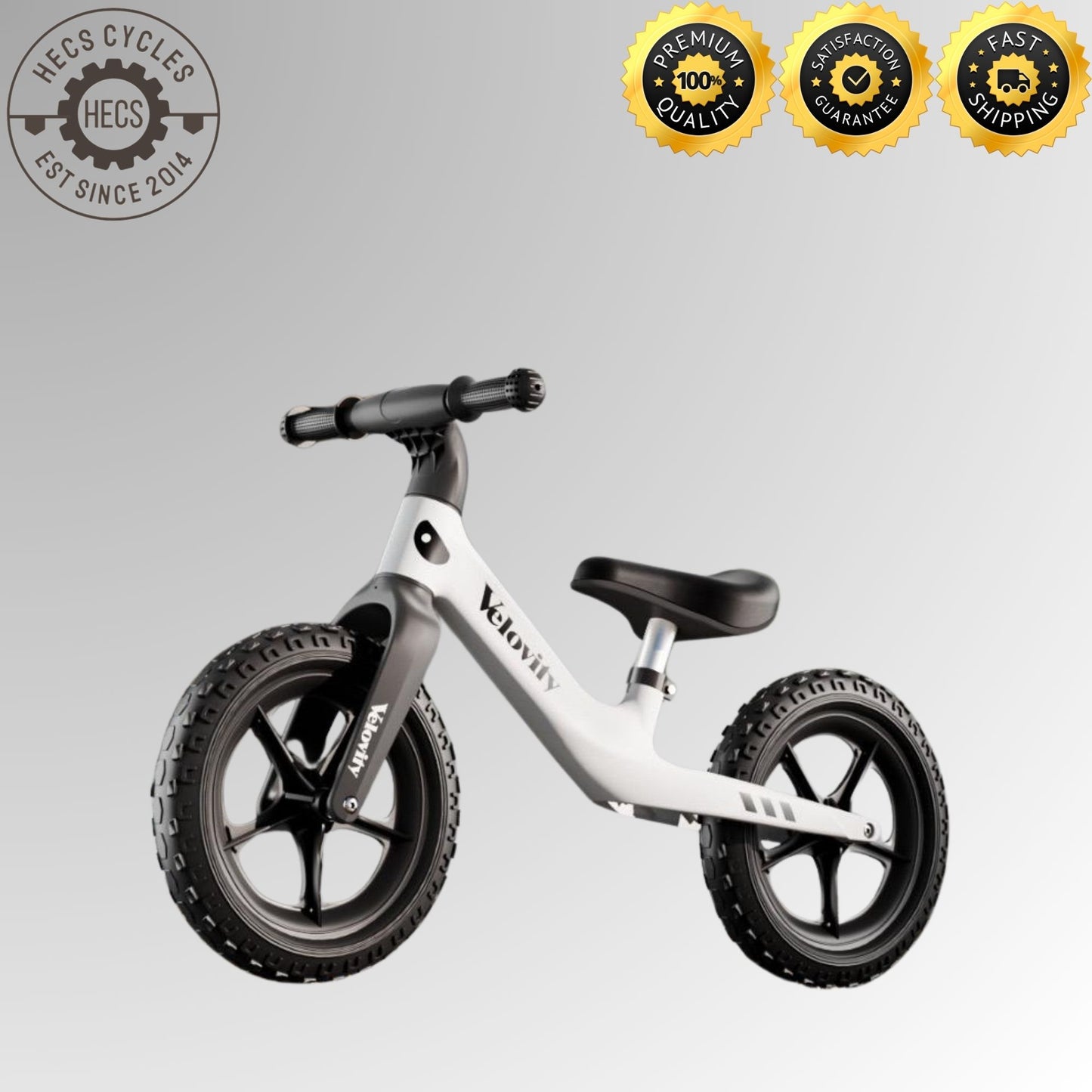 Velovity Kids Balance Bike 2-7 Years Lightweight Nylon Fiberglass Frame Balance Bike for Toddlers
