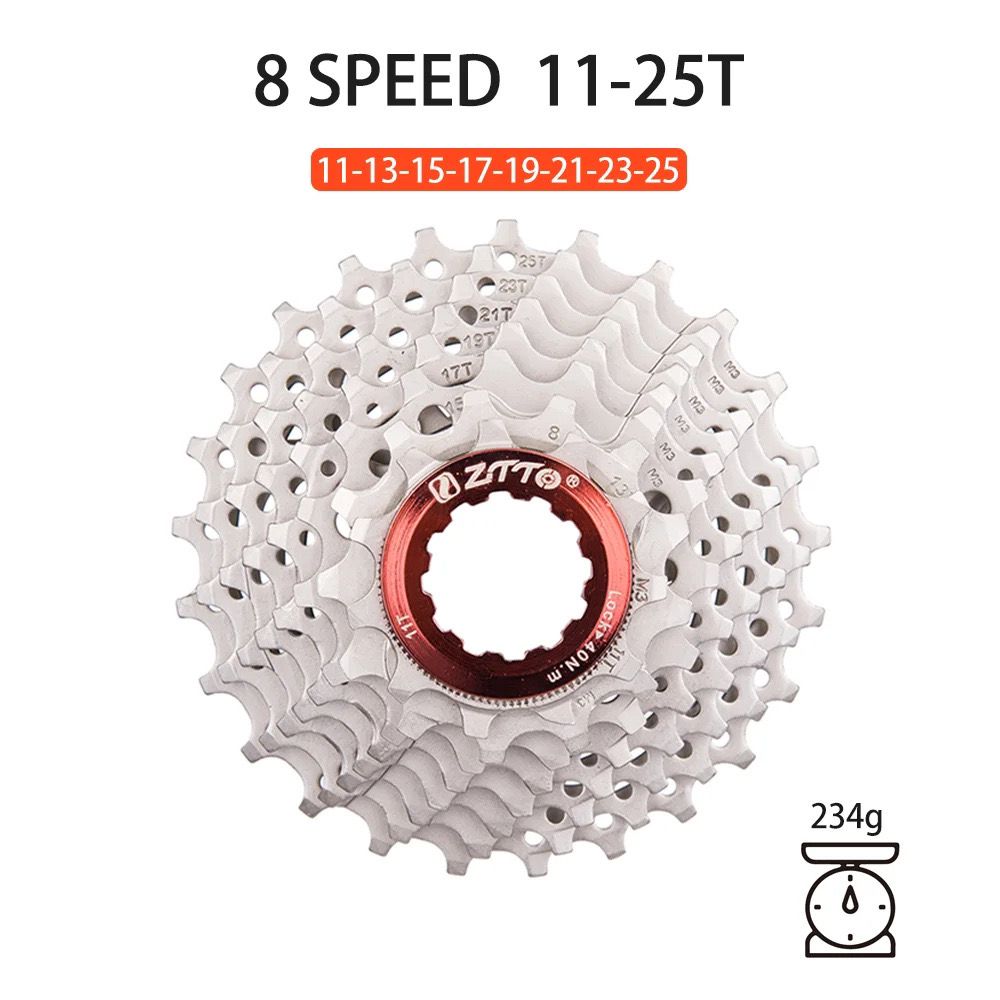 ZTTO Mountain and Road Bike Cassette 8/9/10/11-Speed 25T-50T Sprocket for SHIMANO and SRAM
