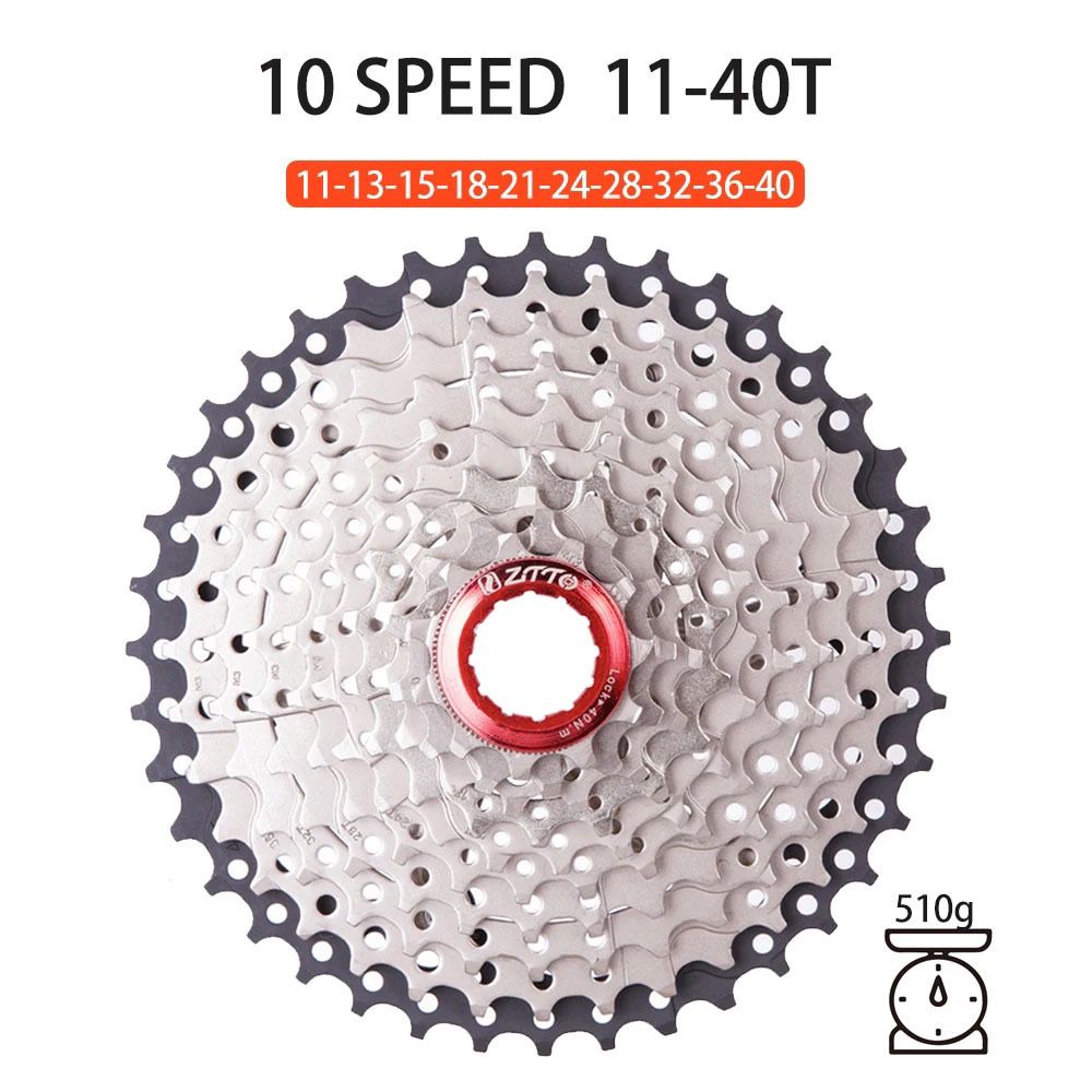ZTTO Mountain and Road Bike Cassette 8/9/10/11-Speed 25T-50T Sprocket for SHIMANO and SRAM
