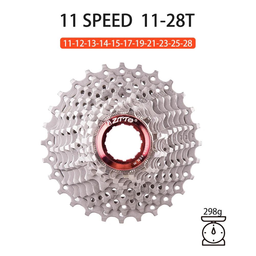 ZTTO Mountain and Road Bike Cassette 8/9/10/11-Speed 25T-50T Sprocket for SHIMANO and SRAM