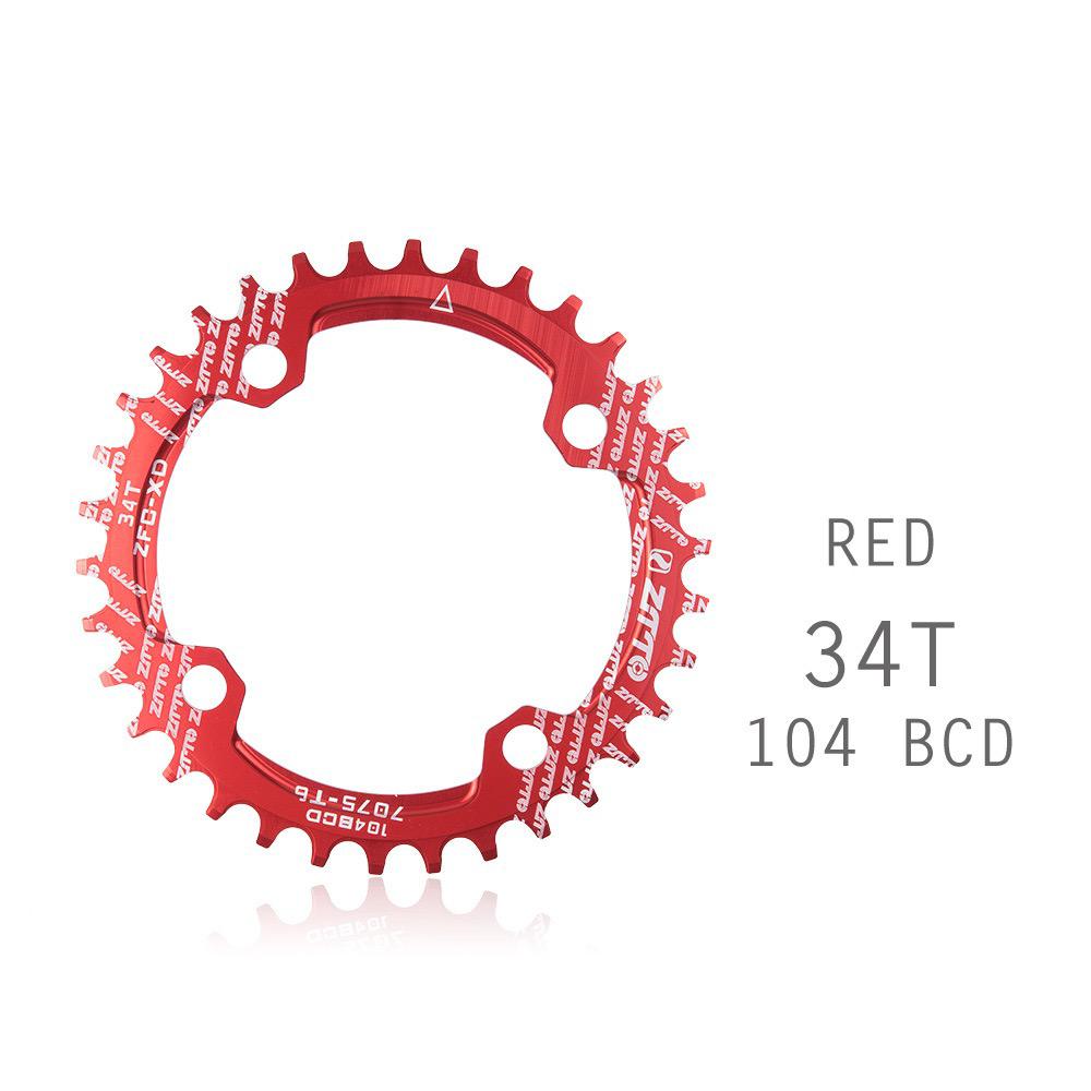 ZTTO 104BCD Hollowtech Crankset 170mm for Mountain Bike Bicycle Crankset Chainring Crank