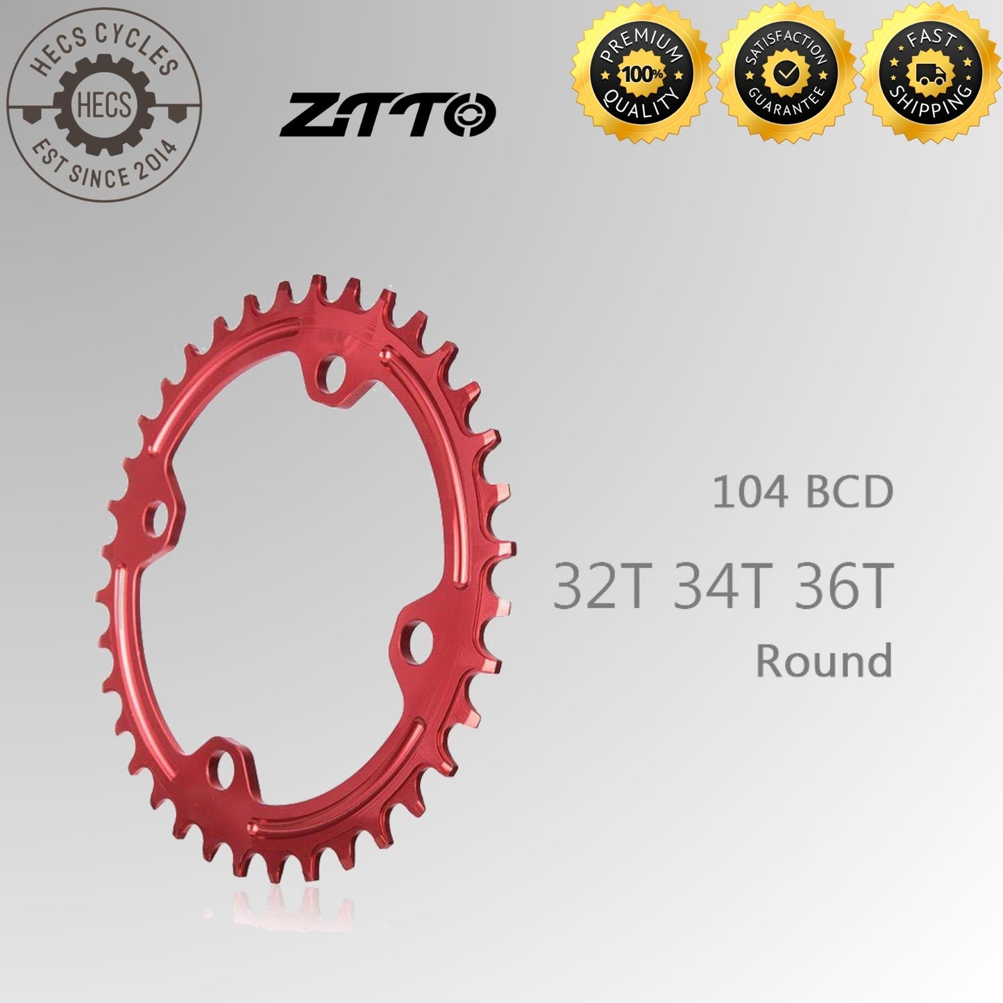 ZTTO 104BCD Hollowtech Crankset 170mm for Mountain Bike Bicycle Crankset Chainring Crank