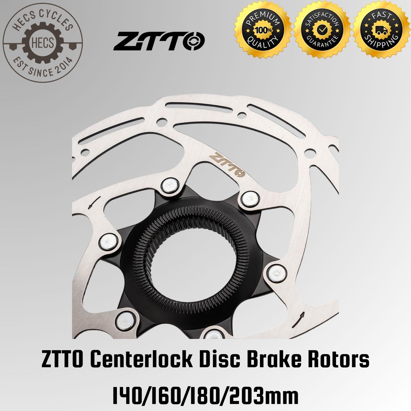 ZTTO Centerlock Disc Brake Rotors 140/160/180/203mm