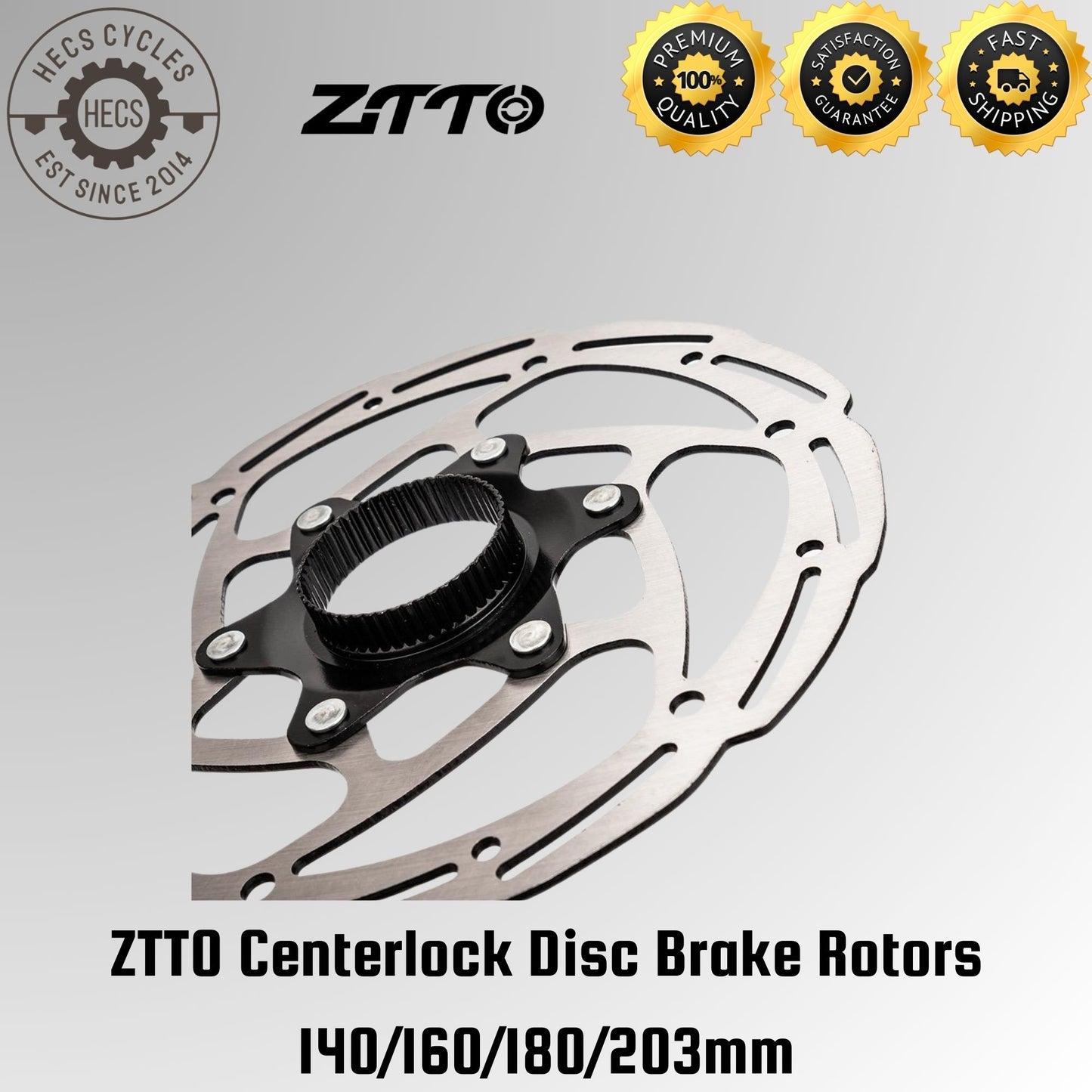 ZTTO Centerlock Disc Brake Rotors 140/160/180/203mm