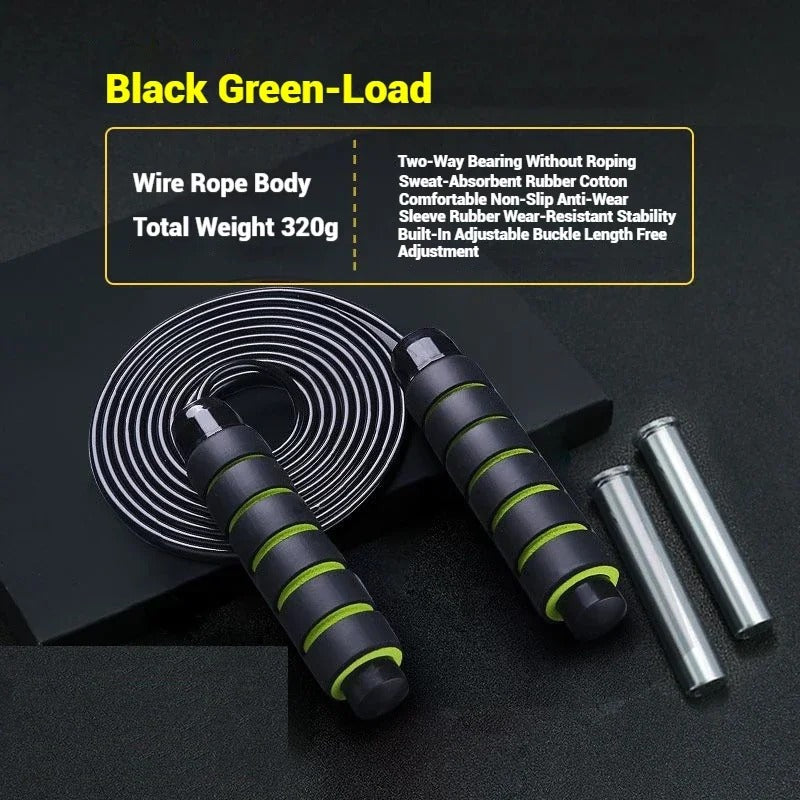 Skipping Rope Crossfit Speed Training Exercise Adjustable Length Wire Rope Jump Rope