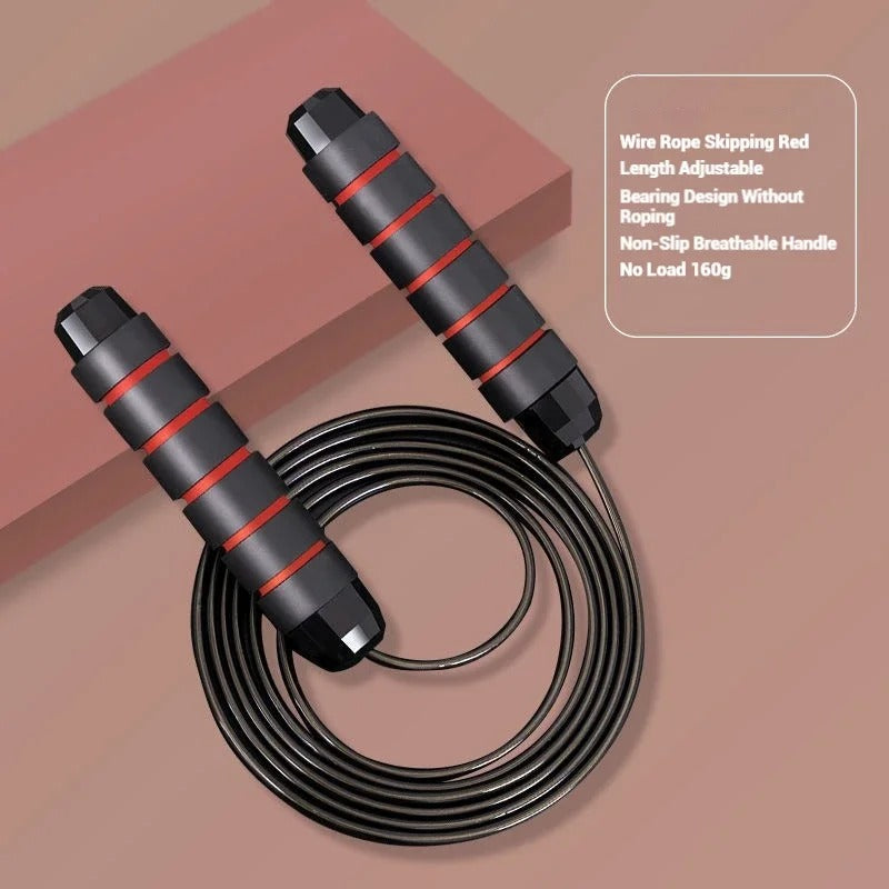 Skipping Rope Crossfit Speed Training Exercise Adjustable Length Wire Rope Jump Rope