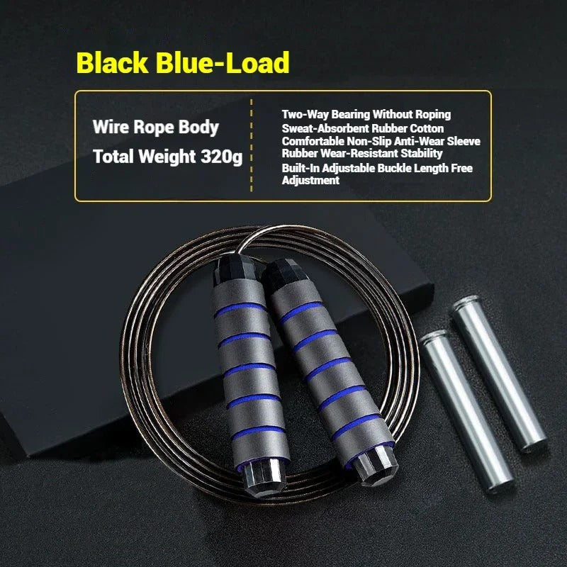 Skipping Rope Crossfit Speed Training Exercise Adjustable Length Wire Rope Jump Rope