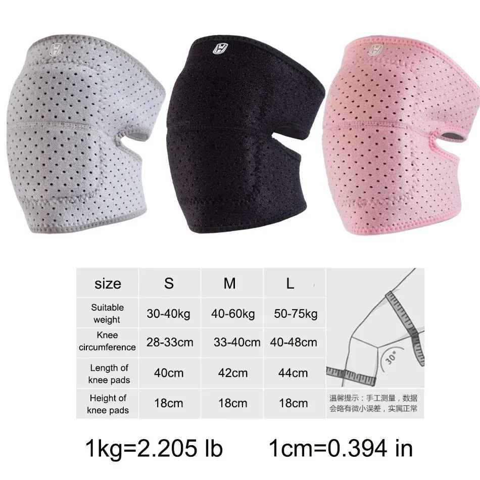 1 Pair Knee Pads for Dancing Volleyball Yoga Women Kids Men Kneepad Patella Brace Support Fitness Protector Work Gear