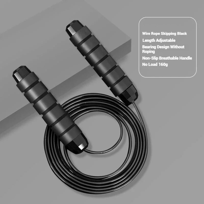 Skipping Rope Crossfit Speed Training Exercise Adjustable Length Wire Rope Jump Rope