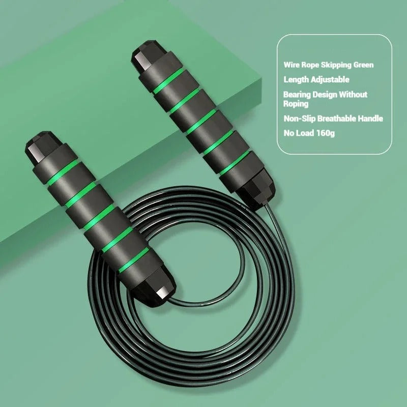 Skipping Rope Crossfit Speed Training Exercise Adjustable Length Wire Rope Jump Rope