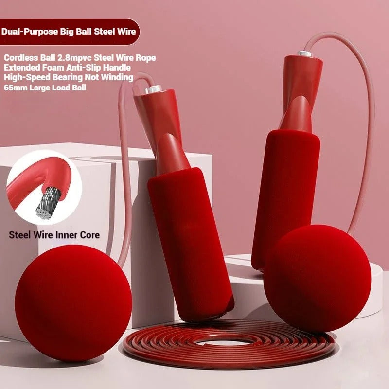 Wireless Skipping Rope Fitness Training Jump Rope Portable Cordless Rope