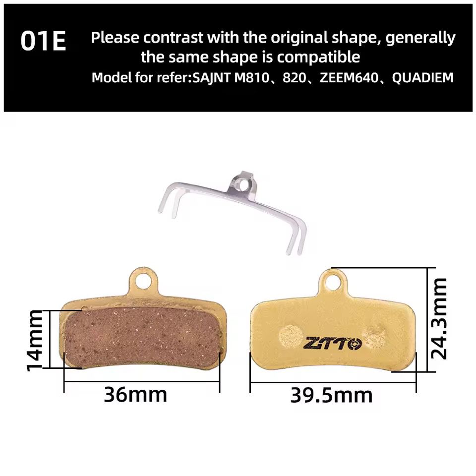 ZTTO Resin Bicycle Disc Brake Pad Pads Hydraulic Disc Brake Wear-Resistant Pad Most Brands Caliper