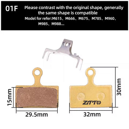 ZTTO Resin Bicycle Disc Brake Pad Pads Hydraulic Disc Brake Wear-Resistant Pad Most Brands Caliper