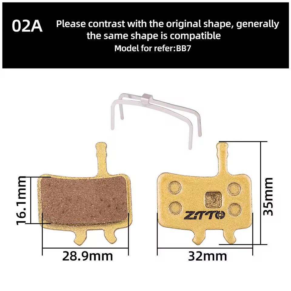 ZTTO Resin Bicycle Disc Brake Pad Pads Hydraulic Disc Brake Wear-Resistant Pad Most Brands Caliper
