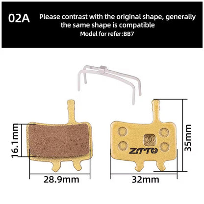 ZTTO Resin Bicycle Disc Brake Pad Pads Hydraulic Disc Brake Wear-Resistant Pad Most Brands Caliper
