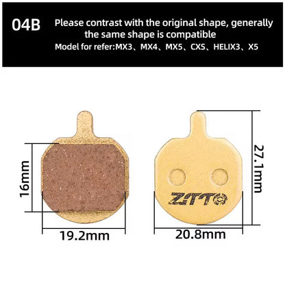 ZTTO Resin Bicycle Disc Brake Pad Pads Hydraulic Disc Brake Wear-Resistant Pad Most Brands Caliper