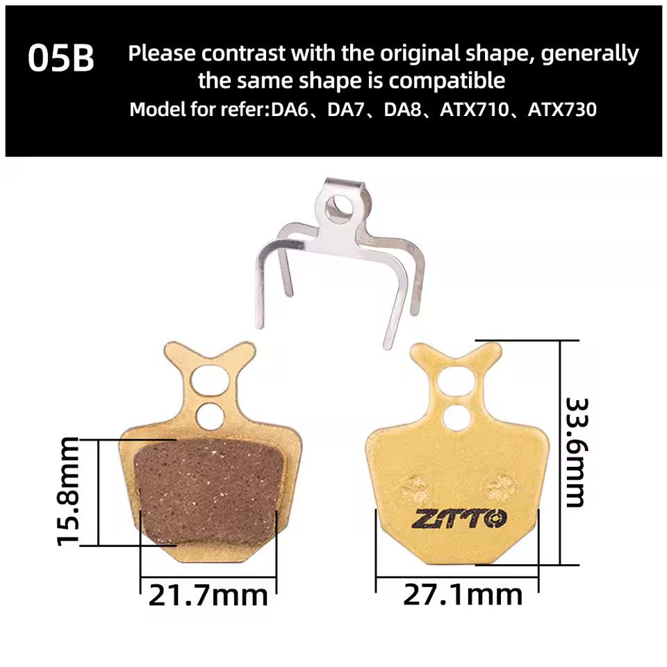 ZTTO Resin Bicycle Disc Brake Pad Pads Hydraulic Disc Brake Wear-Resistant Pad Most Brands Caliper