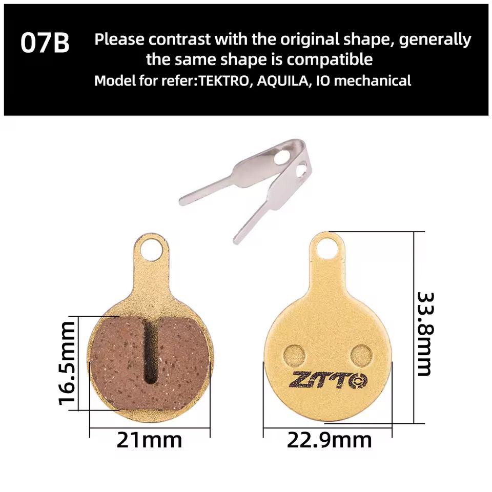 ZTTO Resin Bicycle Disc Brake Pad Pads Hydraulic Disc Brake Wear-Resistant Pad Most Brands Caliper